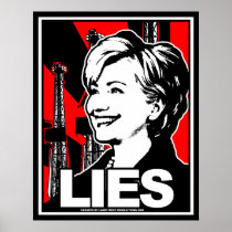 Hillary Clinton: LIES! Print