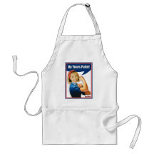 Hillary Clinton, Rosie the Riveter, Up Yours Palin Apron