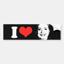 Hillary Clinton Talk Bubble Bumper Sticker