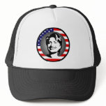 hillary clinton : us flag : mesh hats