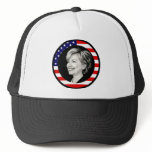 hillary clinton : us flag : picturesque : trucker hat