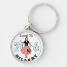 Hillary for President Sweet '16 Keychains