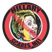Hillary Scares Me Stickers