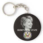 Hillary State Keychain