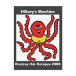 hillaryclintoncommie, Hillary's Machine, Destro... postcards