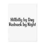 Hillbilly By Day Redneck By Night postcards