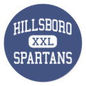 Hillsboro - Spartans - High - Hillsboro Oregon stickers