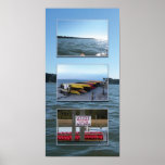 Hilton Head kayak triptych posters