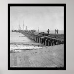 Hilton Head, SC Dock 1862 posters