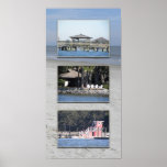 Hilton Head shoreline triptych posters