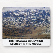 himalayas, THE HIMALAYA MOUNTAINS EVEREST IN TH... mousepads