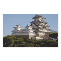 Himeji Castle Rectangle Stickers