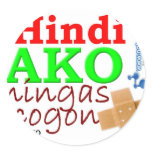 Hindi Ako Ningas cogon Pinoy Ako stickers