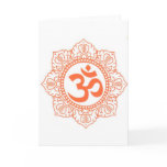 HINDU - BUDDHA SYMBOLS OM,OHM CARD