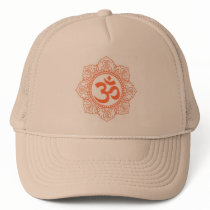 HINDU - BUDDHA SYMBOLS OM,OHM HAT