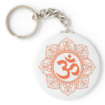 HINDU - BUDDHA SYMBOLS OM,OHM KEYCHAINS
