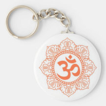HINDU - BUDDHA SYMBOLS OM,OHM KEYCHAINS