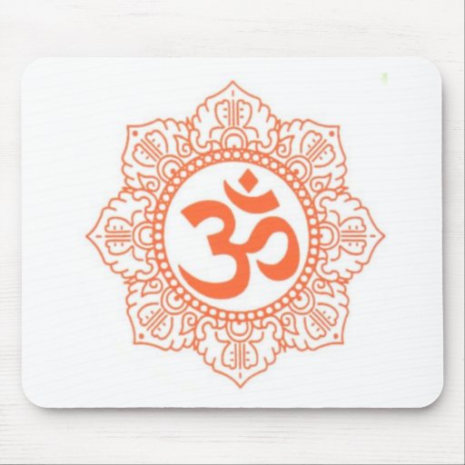HINDU - BUDDHA SYMBOLS OM,OHM MOUSE MAT
