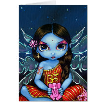 "Hindu Fairy" Greeting Card