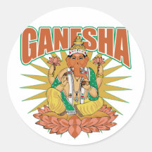 Hindu Ganesha Stickers