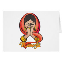 Hindu Namaste Card
