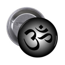 Hindu OM - Meditation Symbol Button