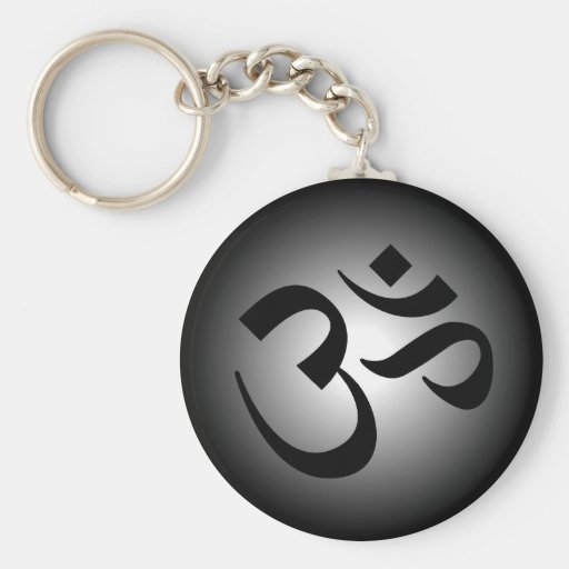 Hindu OM - Meditation Symbol Keychain