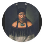 Hinepare (Maori Woman) - G. Lindauer Sticker