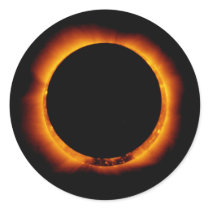 Hinode Observes an Annual Solar Eclipse Stickers