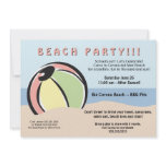 Hip and Fun Beach Ball Invitation