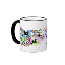 Hip and Groovy PeaCE OUT Mugs