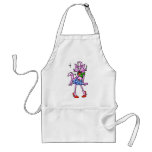 Hip Female Cartoon Cat Aprons