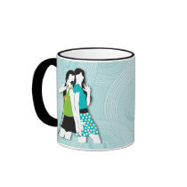 Hip Girls Singing Mugs