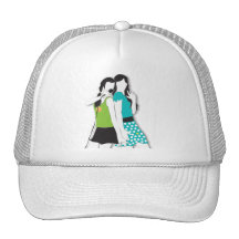 Hip Girls Singing Trucker Hats