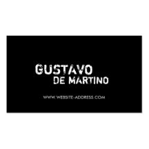 HIP GRUNGY BLACK Business Card