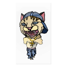 Hip Hop Cat Business Cards