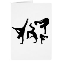 hip hop dancer card