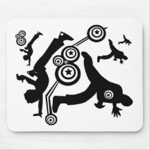 hip hop dancer mouse pads