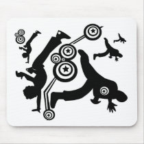 hip hop dancer mouse pads