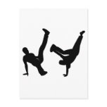 hip hop dancer postcards