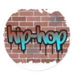 hip hop graffiti  design  stickers