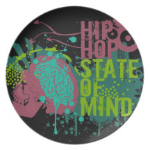 Hip Hop State of Mind Plates
