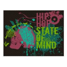 Hip Hop State of Mind Post Cards