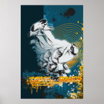 Hip Hop, Steet-Dance, Breakdancer Posterdruck