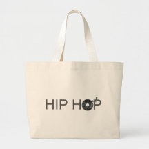 Hip Hop Turntable - Music Vinyl Record Disc Jockey Canvas Bag