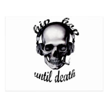 Hip Hop Until Death Postcards