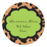 Hip Lepord Business Sticker - Customisable