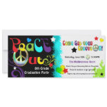 Hip Retro 'N Groovy Party Invitation