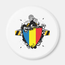 Hip Romania Fridge Magnets