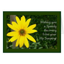 Hip Surgery Speedy Recovery Card